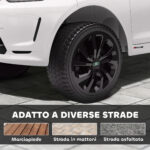 Macchina Elettrica per Bambini a Licenza Land Rover con Fari, Clacson e Cintura,106x65,5x51 cm, Bianco - immagine 8