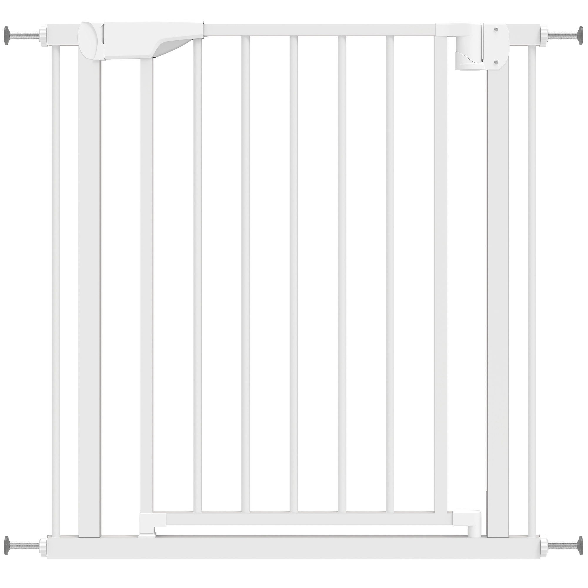 gpt9d119c12239a67.jpg Cancellino di Sicurezza per Bambini e Animali, Chiusura Automatica e Montaggio a Pressione, 76-82x76 cm, Bianco - immagine 1