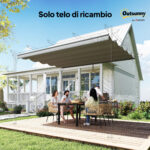 Tettuccio di Ricambio per Gazebo 4x3 m con 10 Fori di Drenaggio, Grigio Chiaro - immagine 8