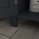 Mobile Sottolavabo in Truciolato e MDF a 2 Ante con Ripiano Interno Regolabile, 60x30x60 cm, Grigio - immagine 9