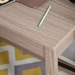 Scrivania per Computer Moderna con Ripiani Aperti, Scrivania con Libreria in Legno, Tavolo Porta PC per Computer, per Ufficio, Studio e Camera da Letto, 105x50x137,5cm, Marrone - immagine 8