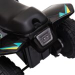 Quad Elettrico per Bambini 18-36 Mesi con Batteria Ricaricabile da 6V, 72x40x45,5 cm, Nero - immagine 9