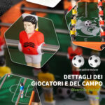 Biliardino Calcio Balilla per Bambini con Manopole Antiscivolo, Segnapunti e Palline, 118x104x69cm - immagine 7