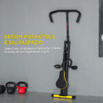 Macchina Total Crunch Pieghevole con Seduta Regolabile, in Metallo e Plastica, 57x105x115 cm, Giallo - immagine 6