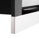 Camino Bioetanolo in Acciaio Inox, 2,5h di Combustione con Serbatoio 1,5L e Copertura 20m², 90x16x40 cm, Argento - immagine 8