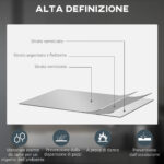 Specchio Bagno con Luci LED Regolabili, Interruttori Touch e Design Antiappannamento, Ø80 cm - immagine 8