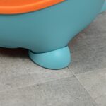 Vasino per Bambini da 6 Mesi a Forma di Alieno, Seduta Ergonomica, Schienale e Vaschetta Rimovibile, Blu - immagine 9