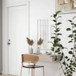 Specchio da Parete Rettangolare con Ganci, in Vetro e MDF, 60x80 cm, Bianco - immagine 9