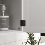 Armadietto Pensile Bagno in Legno Stile Country con Ripiano Regolabile, 60x30x60cm, Bianco - immagine 9