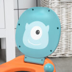 Vasino per Bambini da 6 Mesi a Forma di Alieno, Seduta Ergonomica, Schienale e Vaschetta Rimovibile, Blu - immagine 8