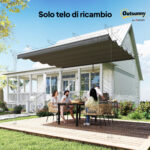 Tettuccio di Ricambio per Gazebo da Giardino 3x3 m con 10 Fori, Copertura in Poliestere, Grigio - immagine 8