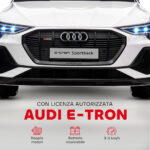 Auto Elettrica per Bambini 3-5 Anni, Macchina 12V con Telecomando e Luci Colorate, Velocità Fino a 8km/h, Bianco | Aosom Italy - immagine 4